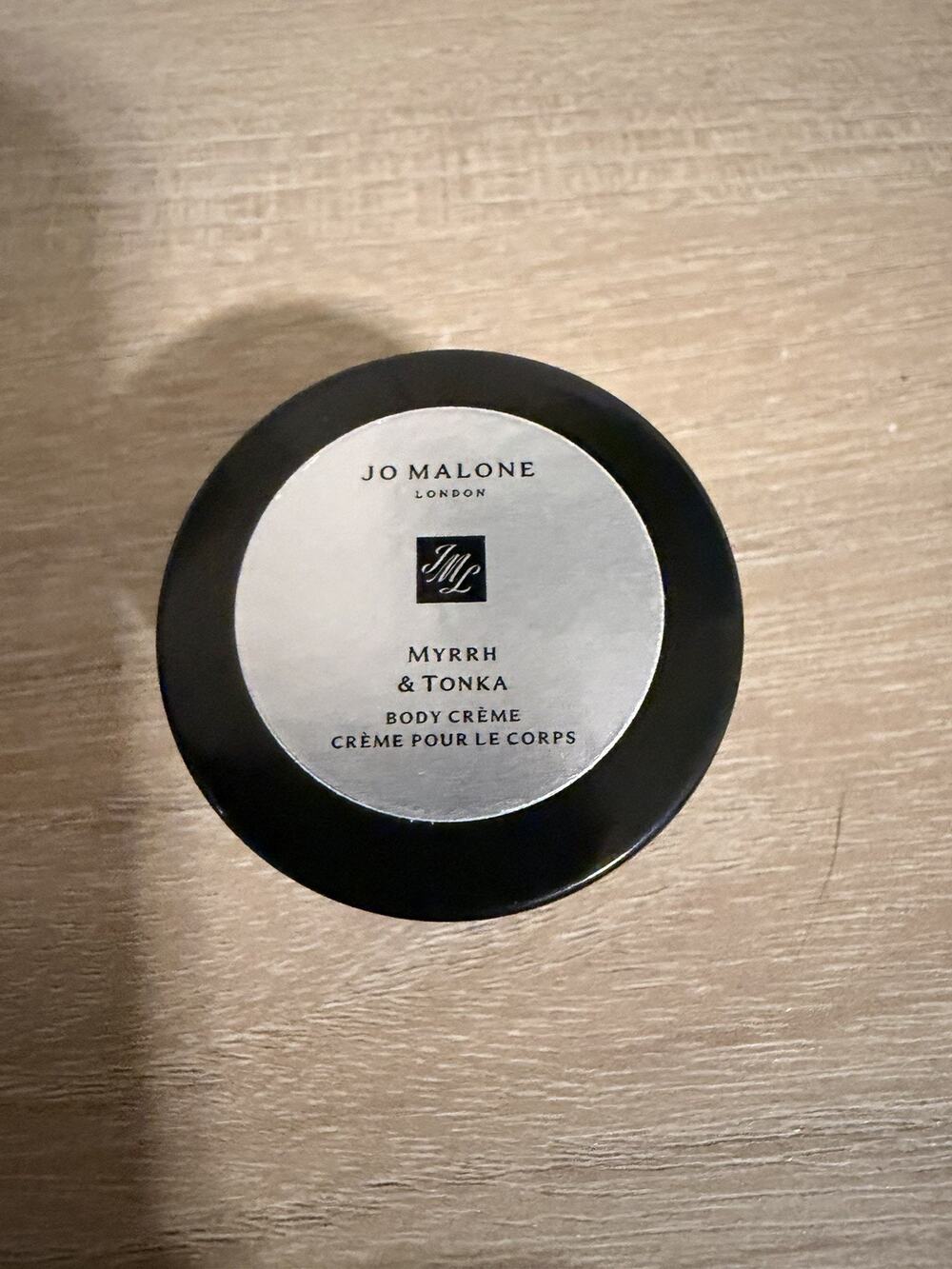 Jo Malone Myrrh & Tonka Body Creme 15ml Travel Size NEW